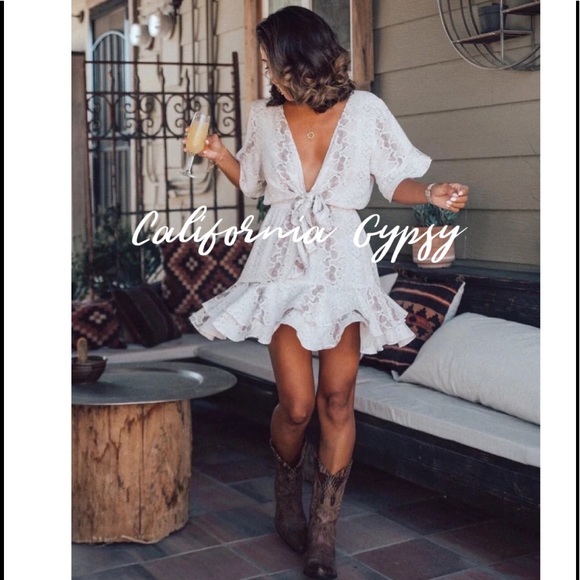 Snakeskin Western Boho Dress - Picture 8 of 14